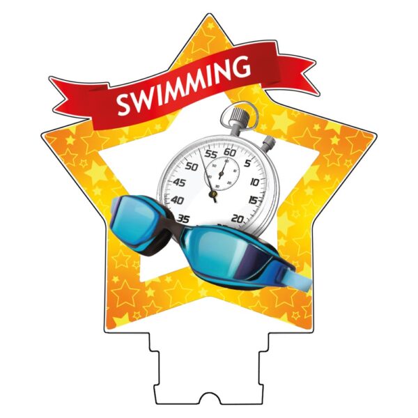 Mini-Star Swimming Acrylic Plaque 100mm