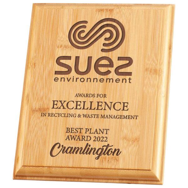 Bamboo Gaia Plaque 225x175x15mm