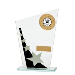 Megastar Multisport Jade Glass Award Black & Silver 185mm