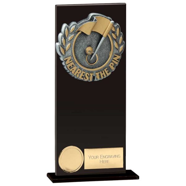 Euphoria Hero Nearest Pin Glass Award Jet Black 200mm