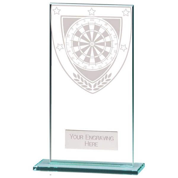 Millennium Darts Jade Glass Award 160mm