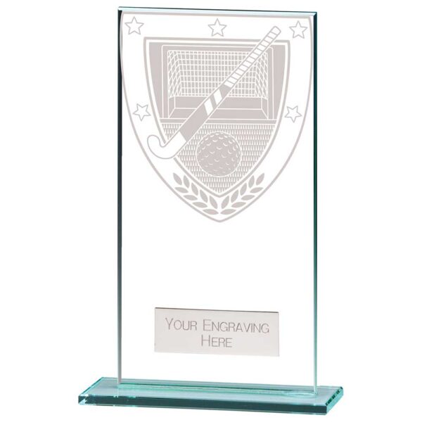Millennium Hockey Jade Glass Award 160mm