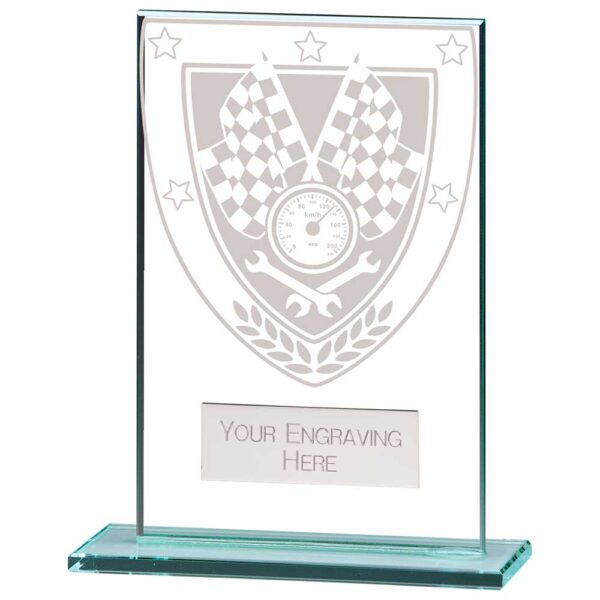 Millennium Motorsport Jade Glass Award 125mm