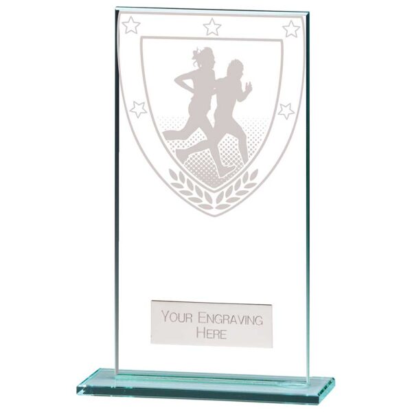 Millennium Running Jade Glass Award 160mm
