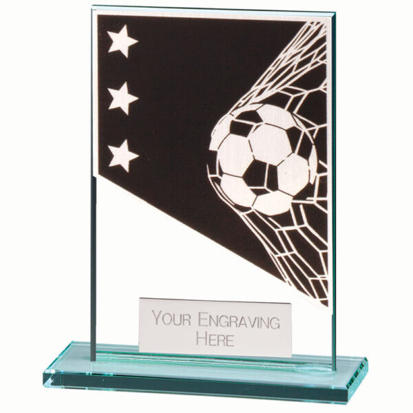 Mustang Football Jade Glass Award 80mm
