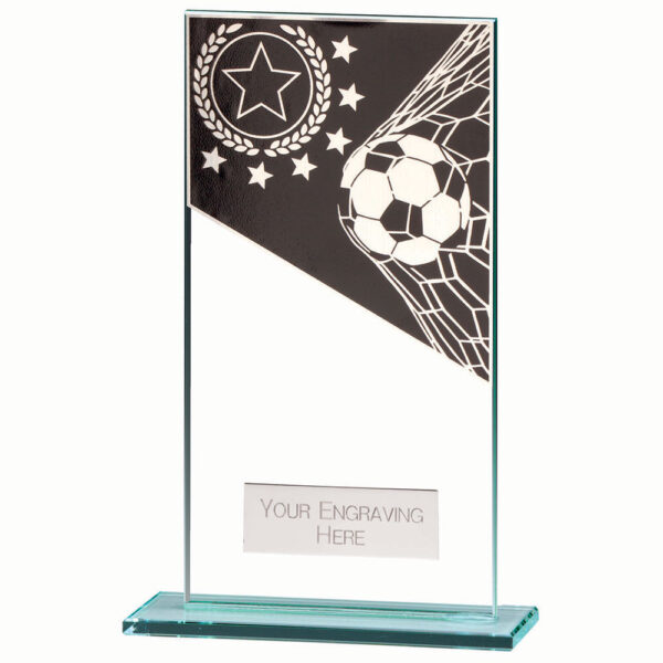 Mustang Football Jade Glass Award 160mm