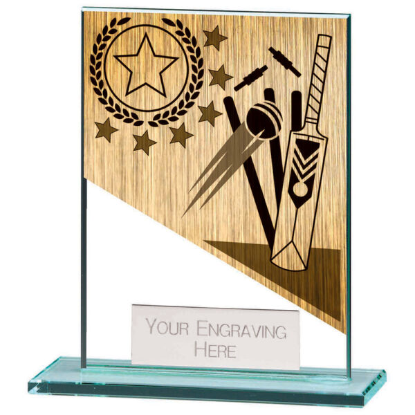 Mustang Cricket Jade Glass Award 110mm