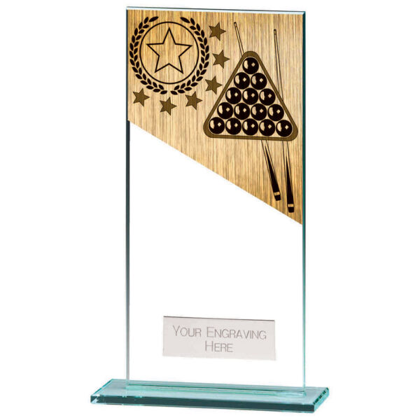 Mustang Snooker Jade Glass Award 180mm