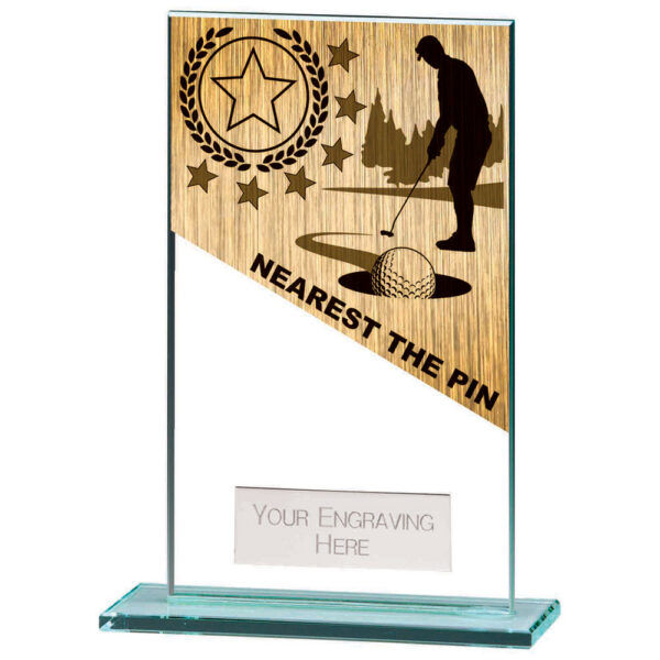 Mustang Nearest The Pin Jade Glass Award 140mm