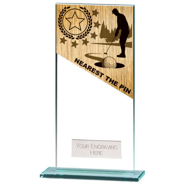 Mustang Nearest The Pin Jade Glass Award 180mm
