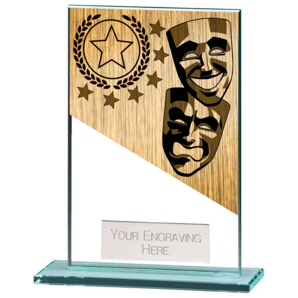 Mustang Drama Jade Glass Award 125mm