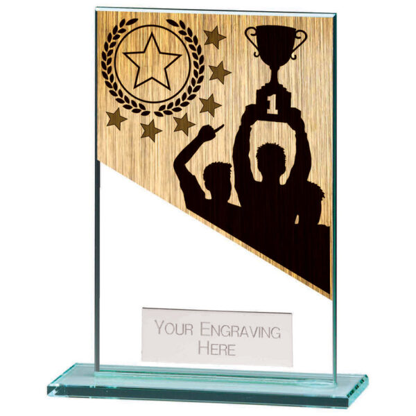 Mustang Achievement Jade Glass Award 125mm