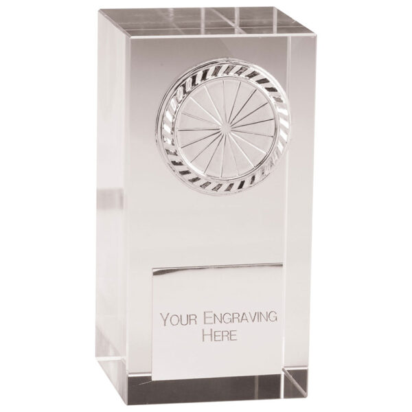 Mentor Multisport Block Crystal Award 100mm