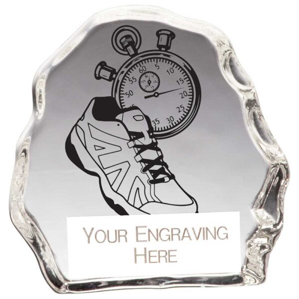 Mystique Running Glass Award 75mm