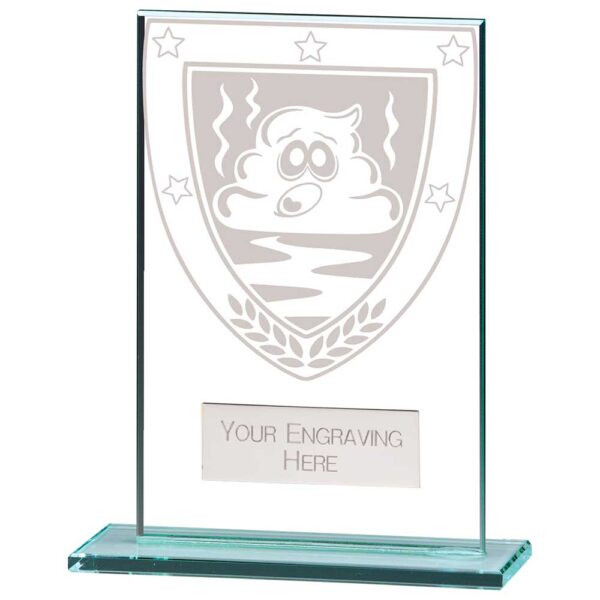 Millennium Poo Jade Glass Award 125mm