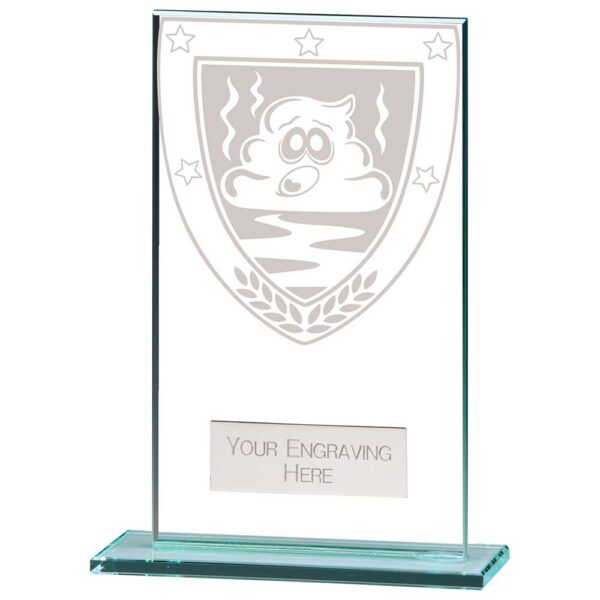 Millennium Poo Jade Glass Award 140mm