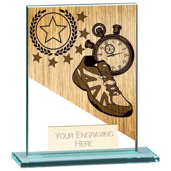 Mustang Running Jade Glass Award 110mm