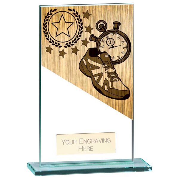 Mustang Running Jade Glass Award 140mm