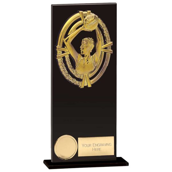 Maverick Fusion Netball Black Glass 200mm