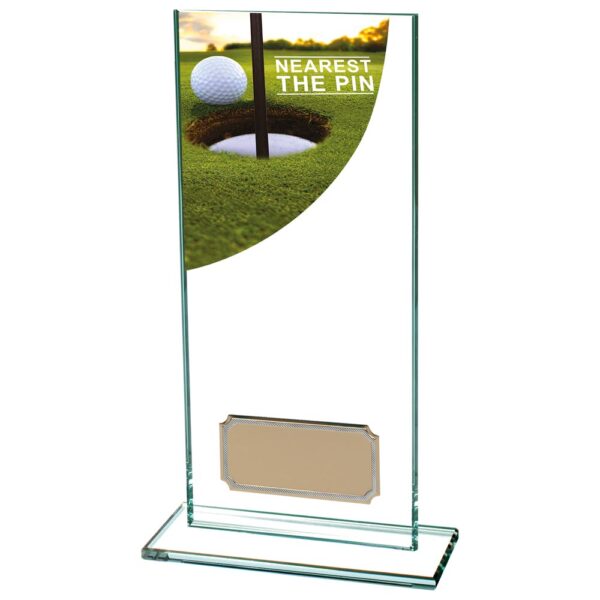 Nearest Pin Colour-Curve Jade Glass 180mm