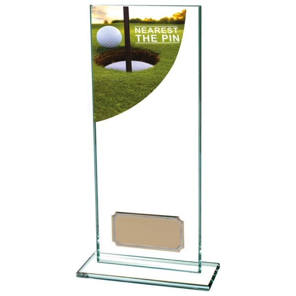 Nearest Pin Colour-Curve Jade Glass 200mm