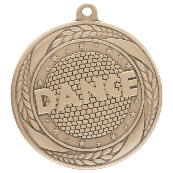 Typhoon Dance Medal Gold 55mm