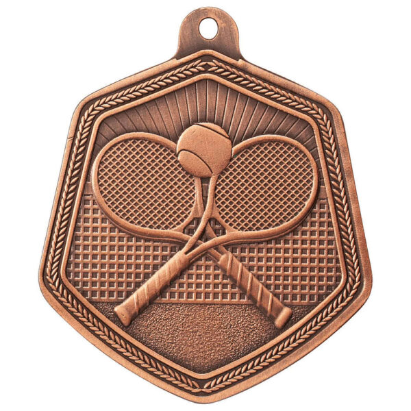 Falcon Tennis Medal Bronze 65mm