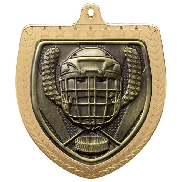 Cobra Ice Hockey Shield Medal Gold 75mm