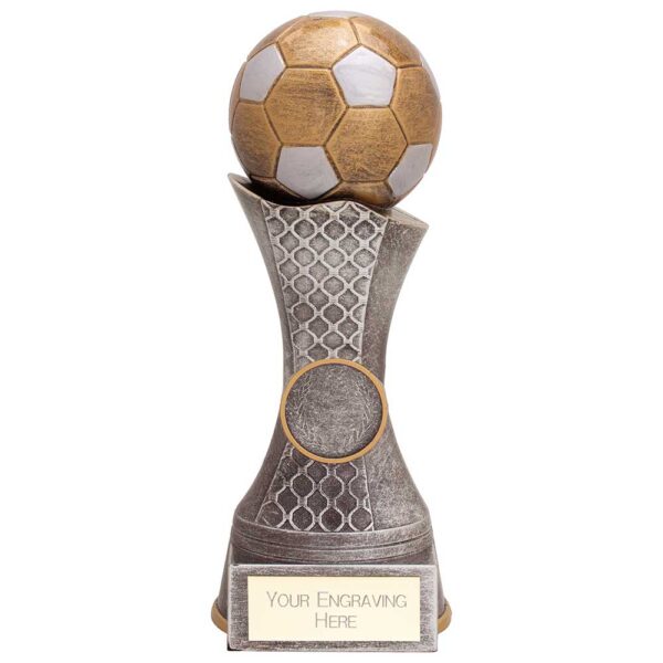 Quest Football Award Antique Gold & Silver 205mm