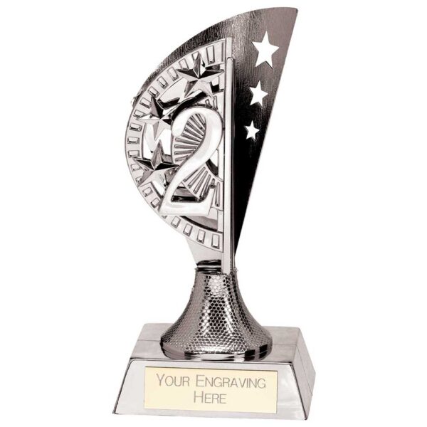 Blaze 2nd Place Plastic Plaque 150mm