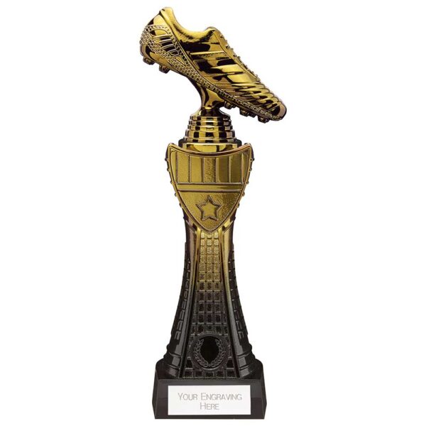 Fusion Viper Tower Football Boot Black & Gold 295mm