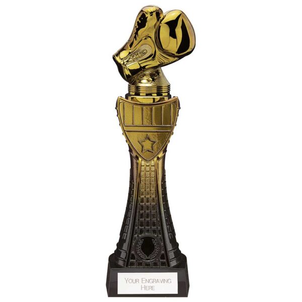 Fusion Viper Tower Boxing Glove Black & Gold 290mm