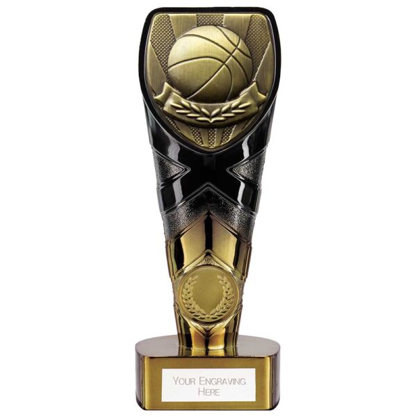 Fusion Cobra Basketball Award Black & Gold 175mm