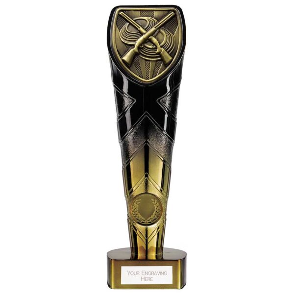 Fusion Cobra Clay Pigeon Shooting Award Black & Gold 225mm