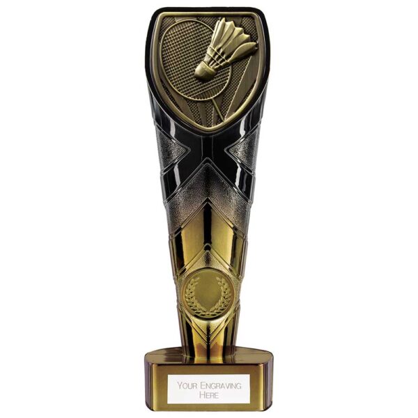 Fusion Cobra Badminton Award Black & Gold 200mm