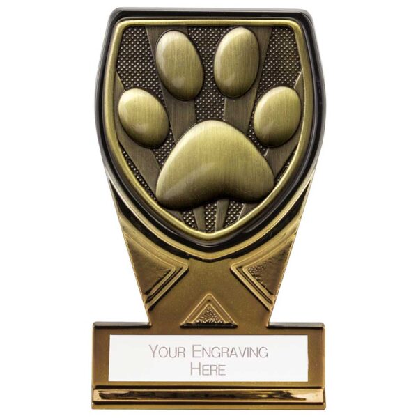 Fusion Cobra Dog Obedience Award Black & Gold 110mm