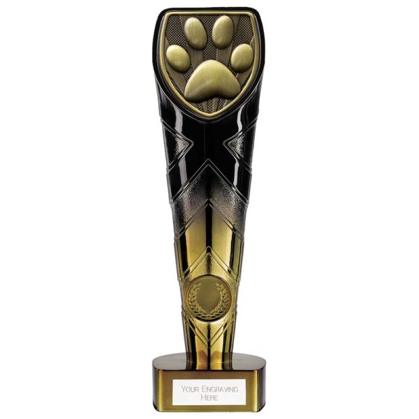 Fusion Cobra Dog Obedience Award Black & Gold 225mm