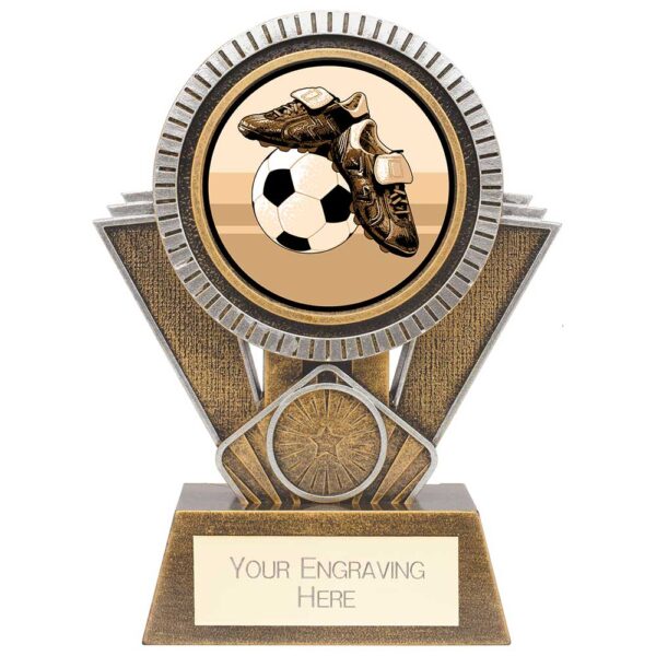 Apex Football Award Gold & Silver 155mm