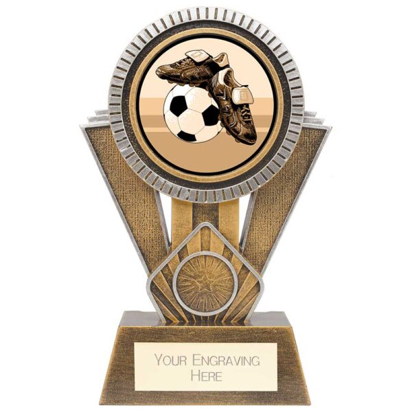 Apex Football Award Gold & Silver 180mm