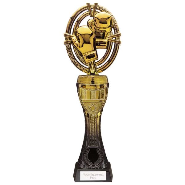 Maverick Heavyweight Boxing Award Black & Gold 230mm