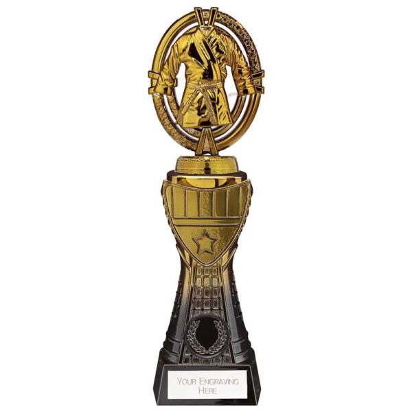Maverick Heavyweight Martial Arts Award Black & Gold 250mm