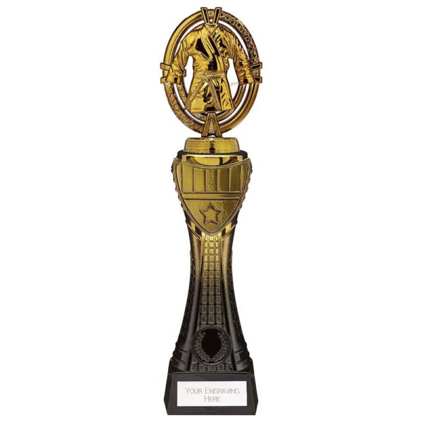 Maverick Heavyweight Martial Arts Award Black & Gold 290mm