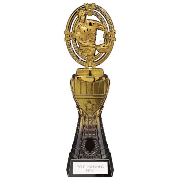 Maverick Heavyweight Rugby Award Black & Gold 250mm
