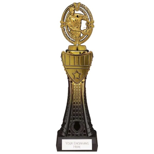 Maverick Heavyweight Rugby Award Black & Gold 315mm