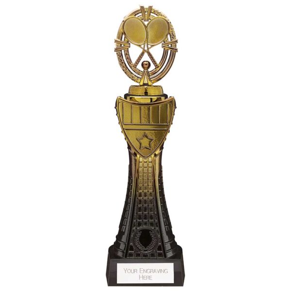 Maverick Heavyweight Tennis Award Black & Gold 315mm