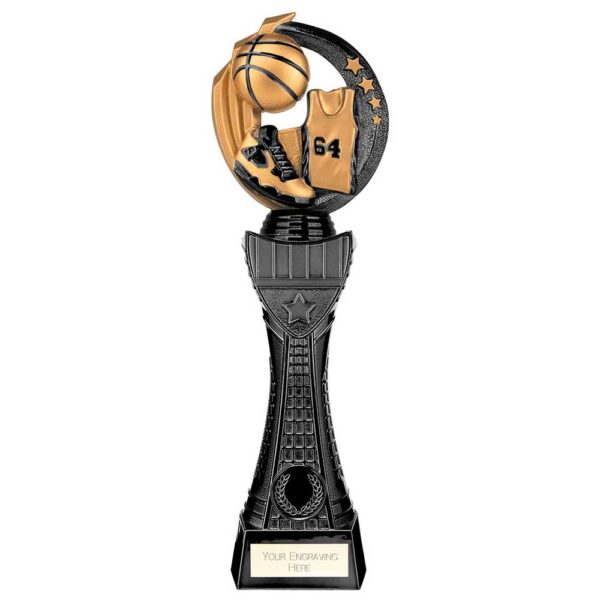 Renegade Heavyweight Basketball Award Black 310mm