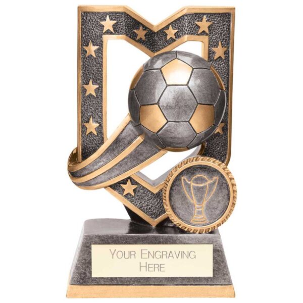 Apex Football Award Antique Silver 120mm