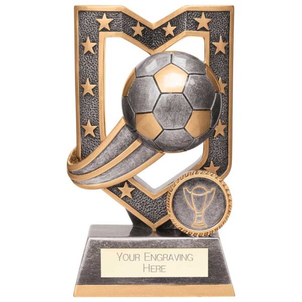 Apex Football Award Antique Silver 140mm