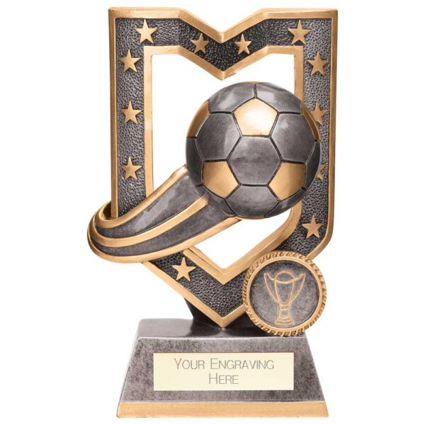 Apex Football Award Antique Silver 155mm