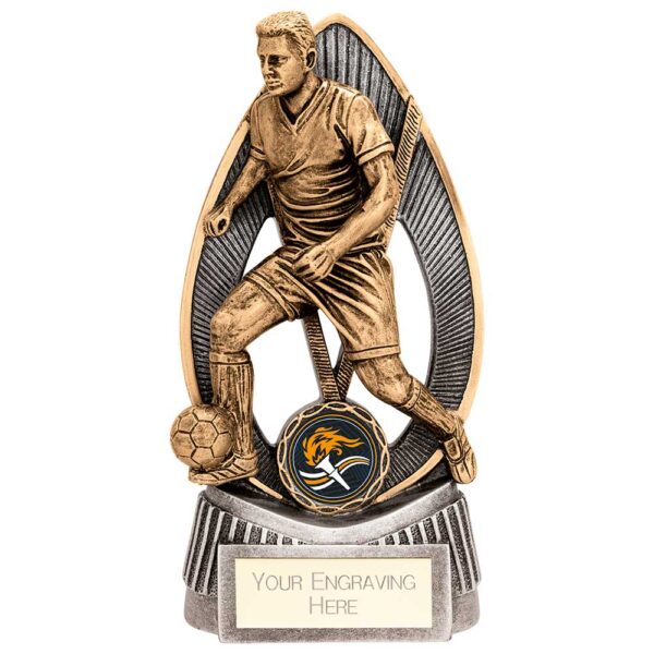 Havoc Football Male Award Antique Gold & Silver 175mm